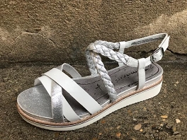 PLAGETTE LAGON GLITTER 28207:White-Silver