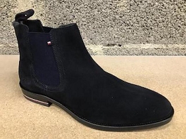 TOMMY HILFIGER SIGNATURE HIFLIGER SUEDE CHELSEA<br>