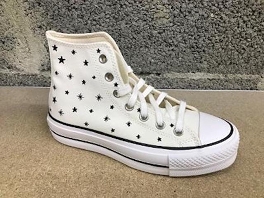 CONVERSE CTAS LIFT PLATFORM EMBROIDERED STARS<br>