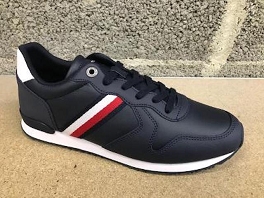 TOMMY HILFIGER ICONIC RUNNER LEATHER<br>