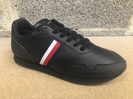 TOMMY HILFIGER CORE LO RUNNER PU LTH<br>