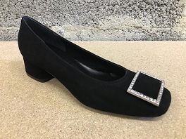  KARISSE CUIR VELOURS<br>Noir