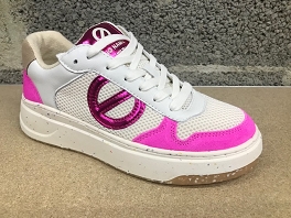  BRIDGET SNEAKER W SUEDE SPARK RIV.<br>fuxia-pink-white