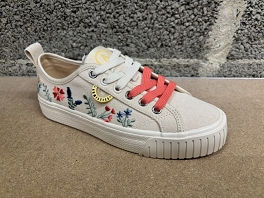 ARMISTICE STOMP SNEAKER W COTTON EMBROIDERY<br>