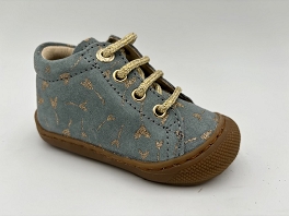  COCOON SUEDE PR GLITTER FLOWER HEART<br>Bleu-Ciel
