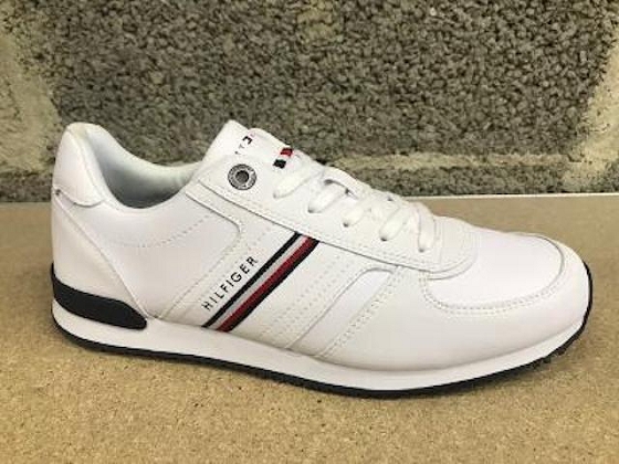 Tommy hilfiger tennis iconic leather runner stripes 