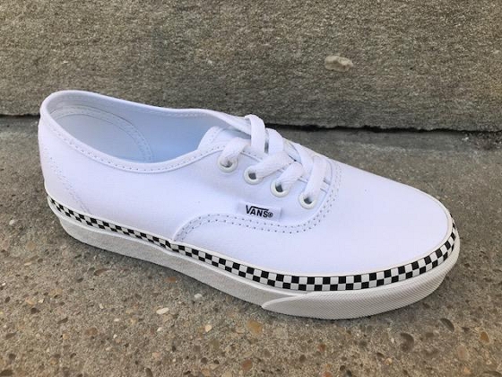 Vans tennis authentic check foxing 