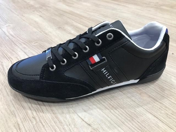 Tommy hilfiger basket corporate material mix cupsole 