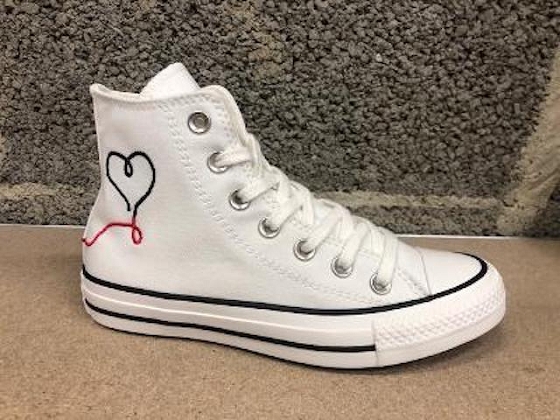 Converse basket montante ctas hi valentine s day 