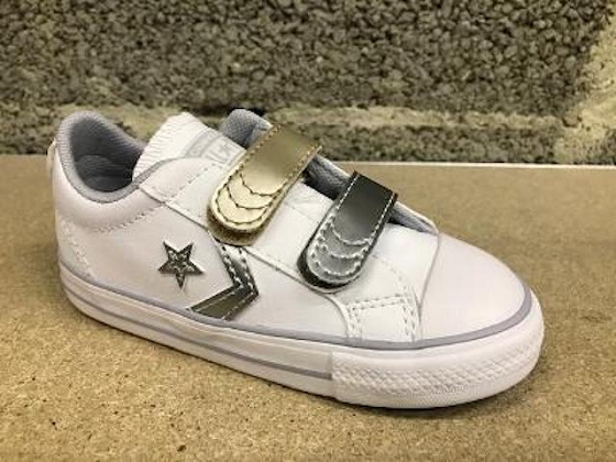 Converse basket basse star player ox metal leather 5232801_1