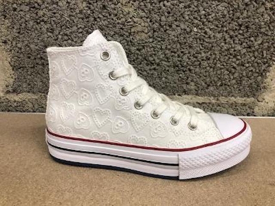 Converse basket montante ctas hi platform love ceremony 