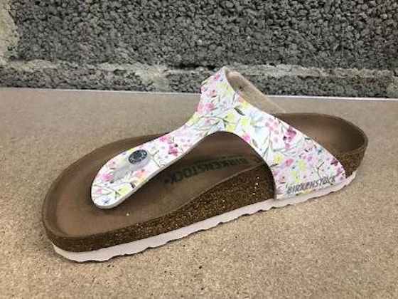 Birkenstock entre-doigts gizeh watercolor flower 5284301_2