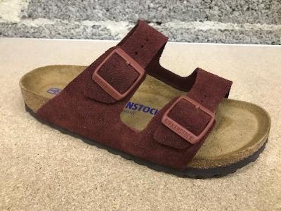 Birkenstock mule arizona sfb cuir suede 