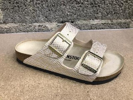 Birkenstock mule arizona shiny python 