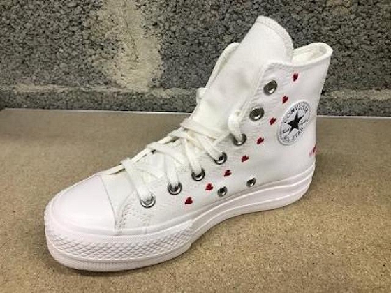 Converse haut lacet ctas lift platform embroidered hearts 5350001_2