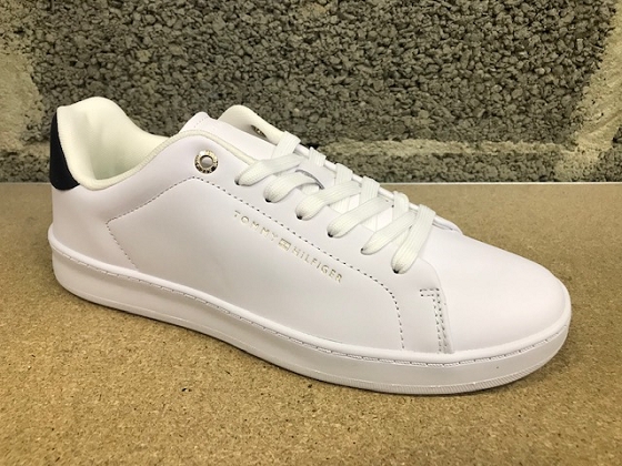 Tommy hilfiger tennis court cupsole leather gold 