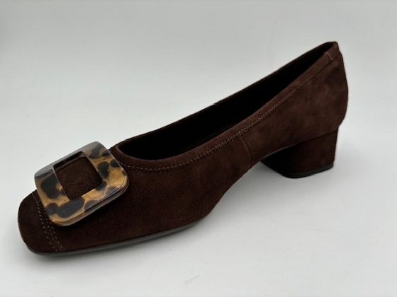 Reqins ballerine kornelia cuir velours 5641103_3