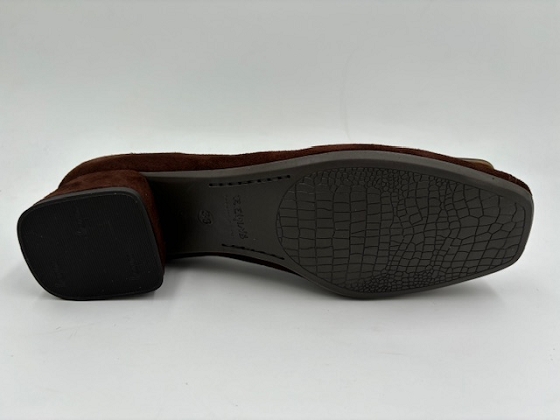 Reqins ballerine kornelia cuir velours 5641103_4