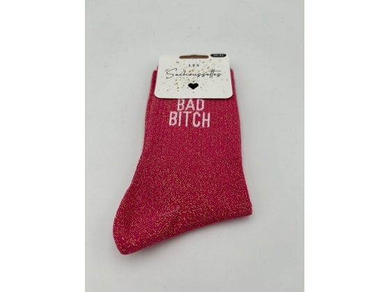 Les sachoussettes chaussettes bad bitch 