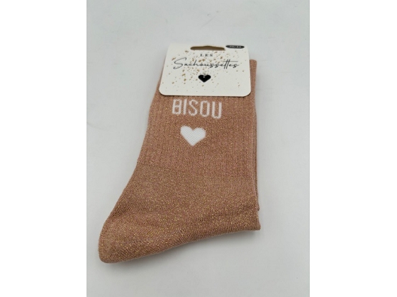Les sachoussettes chaussettes bisou 
