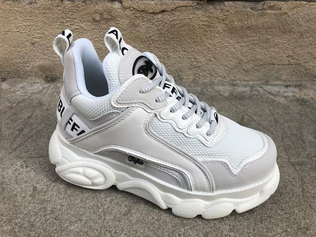 Buffalo sneakers compense chai femme