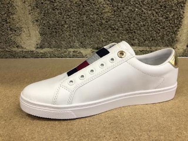 Tommy hilfiger basket basse th elastic slip on sneaker femme